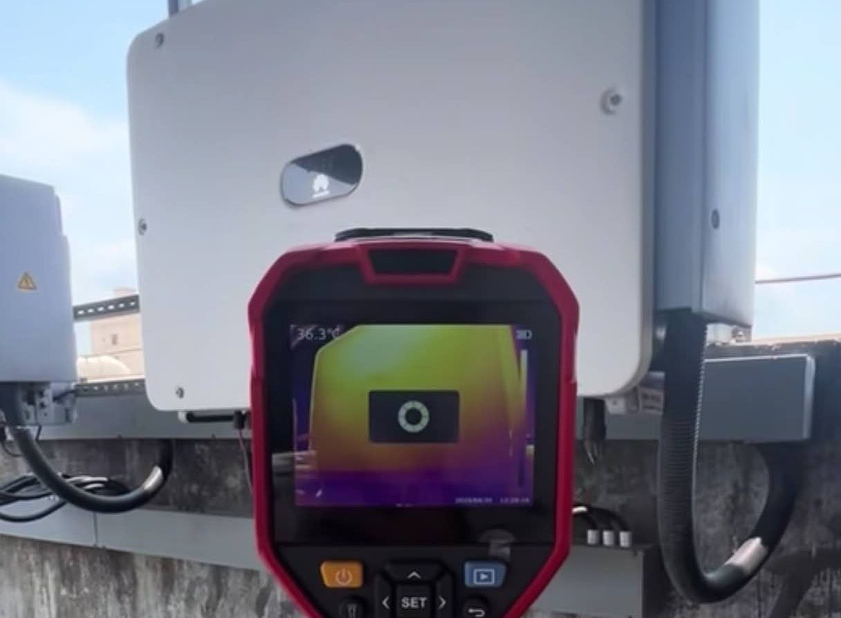Thermal inspection of inverter