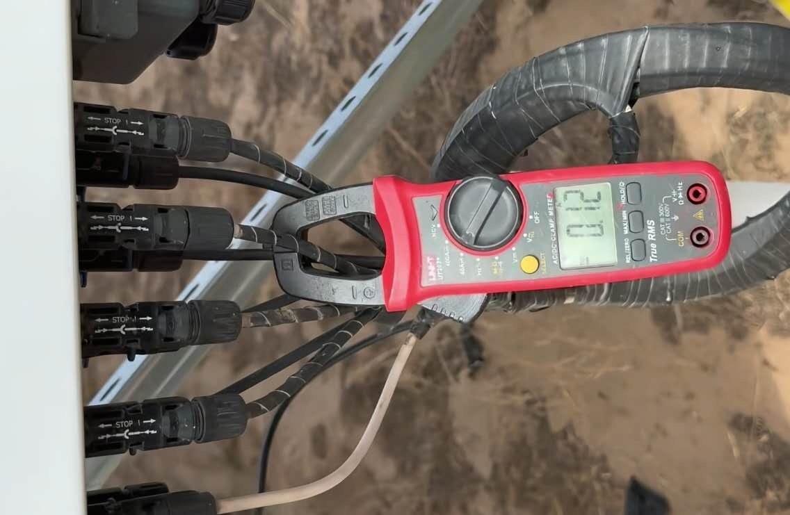 Clamp meter current diagnostic